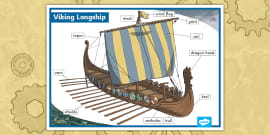 Vikings Longships Reading Comprehension (teacher made)